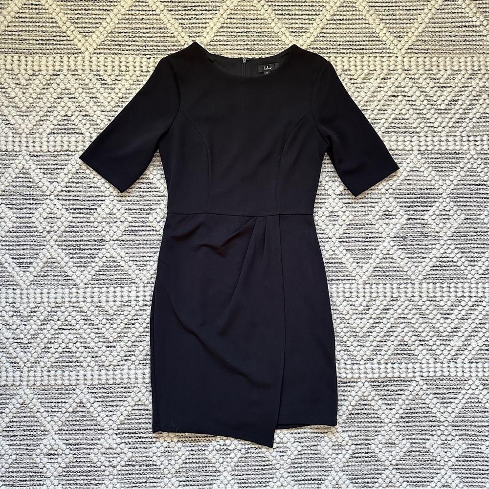 Westwood Black Half Sleeve Sheath Dress